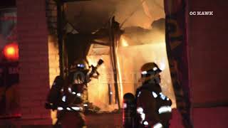 Paramount; suspicious restaurant fire 