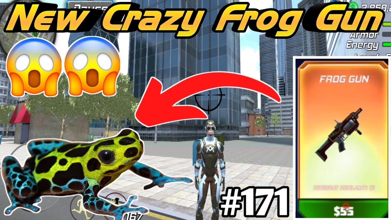 New Crazy Frog Gun New Update Rope Frog Ninja Hero Gameplay #171