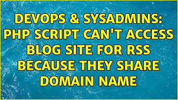DevOps & SysAdmins: PHP script can