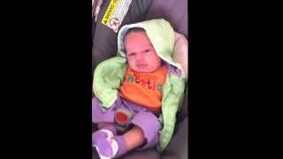 Adorable Baby Push Grunts Followed By Explosion