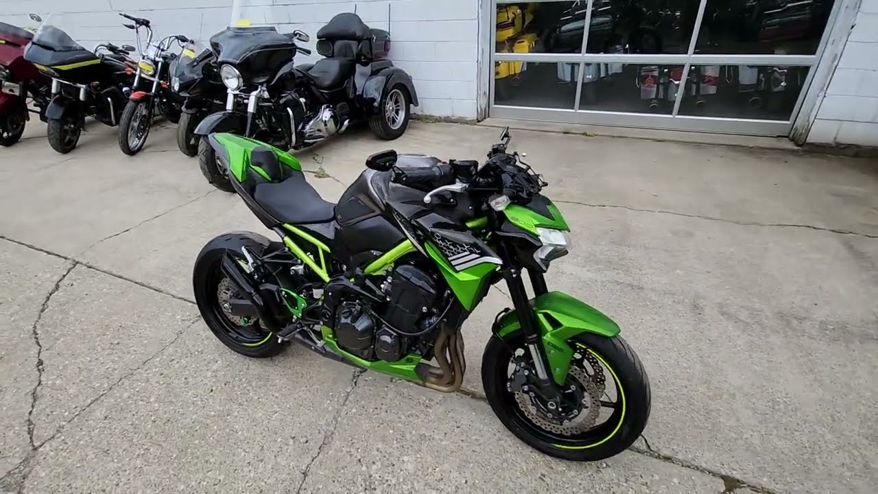 USED 2020 KAWASAKI Z 900 WITH LOW MILES FOR SALE IN MICHIGAN