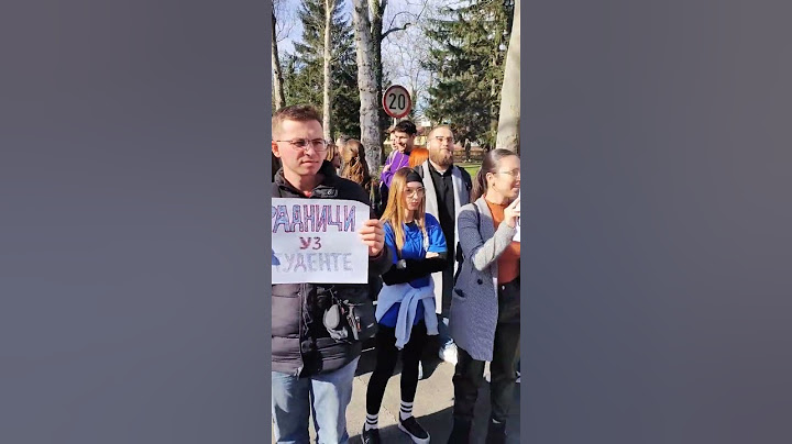 U Banjaluci okupljanje podrške za studente u Srbiji