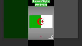 Drapeau d'Algérie avec Python