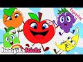 Cinco Frutitas Saltando en la Cama | canciones infantiles | HooplaKidz Español