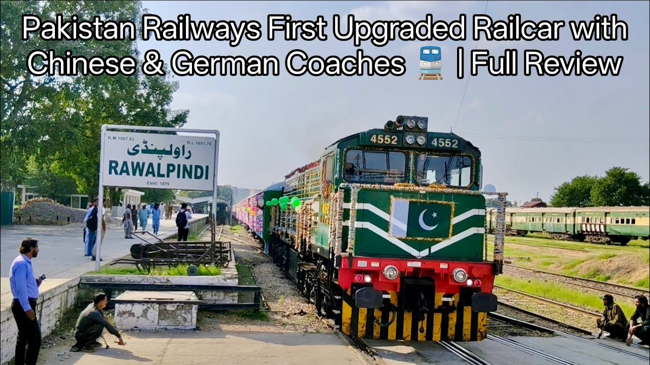 Pakistan Railways Inaugurates 104 Down Sabak Kharam Railcar with New ...