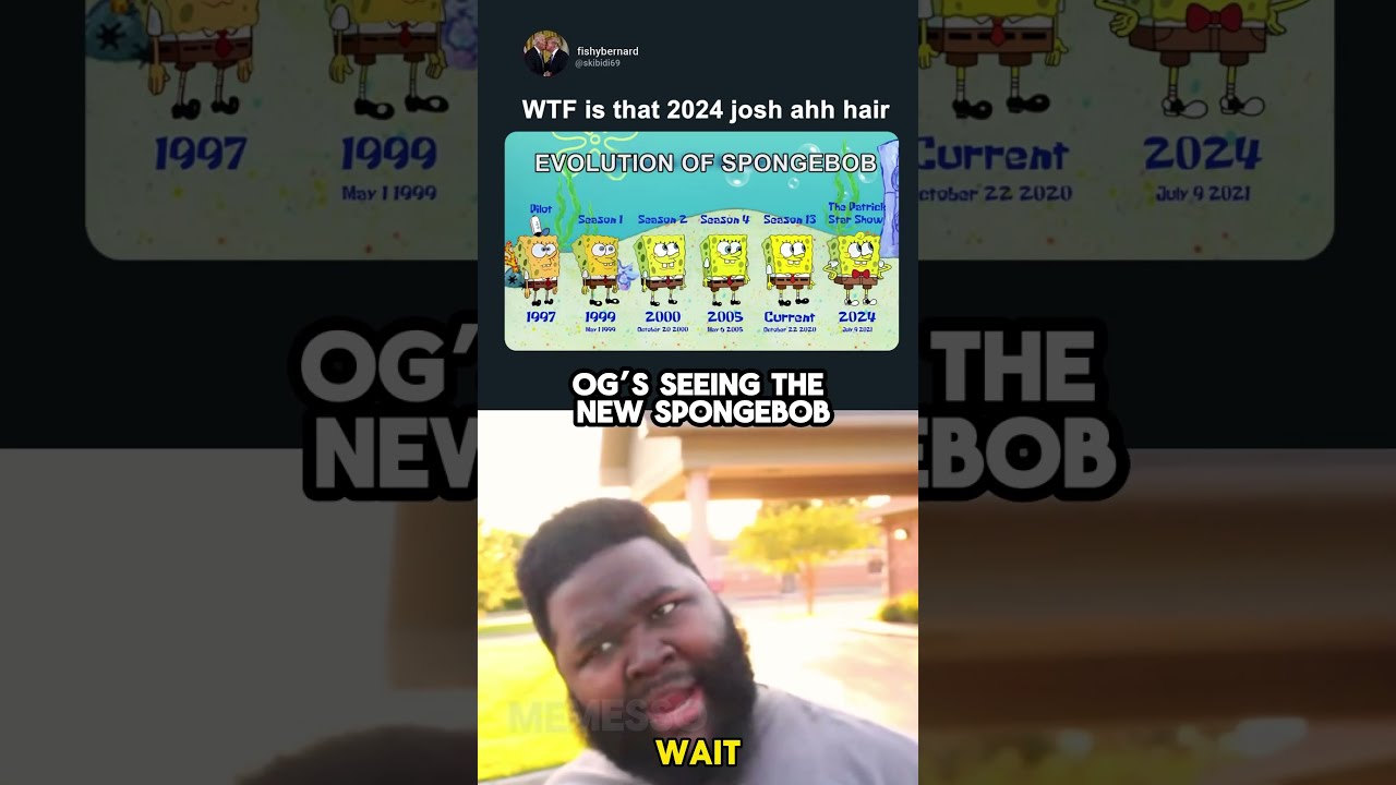 Evolution Of Spongebob 