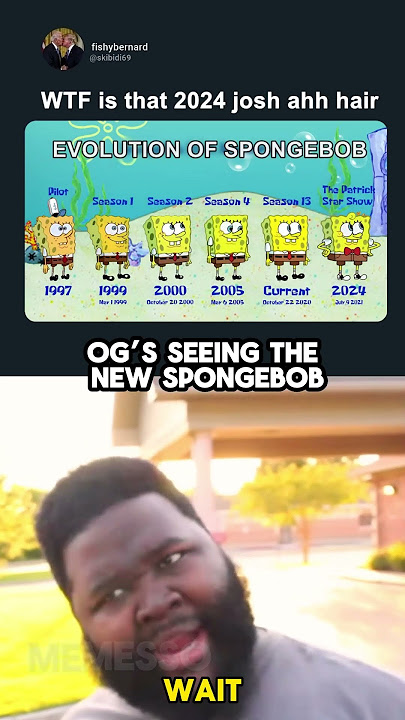 Evolution of Spongebob 💀