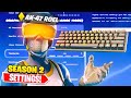 The best chapter 5 pc keyboard  mouse settings sensitivity  keybinds in fortnite 