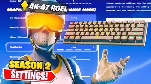 THE BEST Chapter 5 PC Keyboard & Mouse Settings, Sensitivity + Keybinds In Fortnite! 🏆