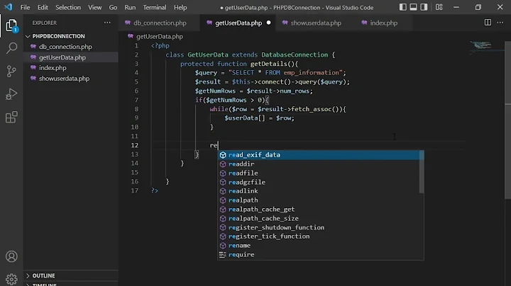 Connecting PHP to MySQL OOP