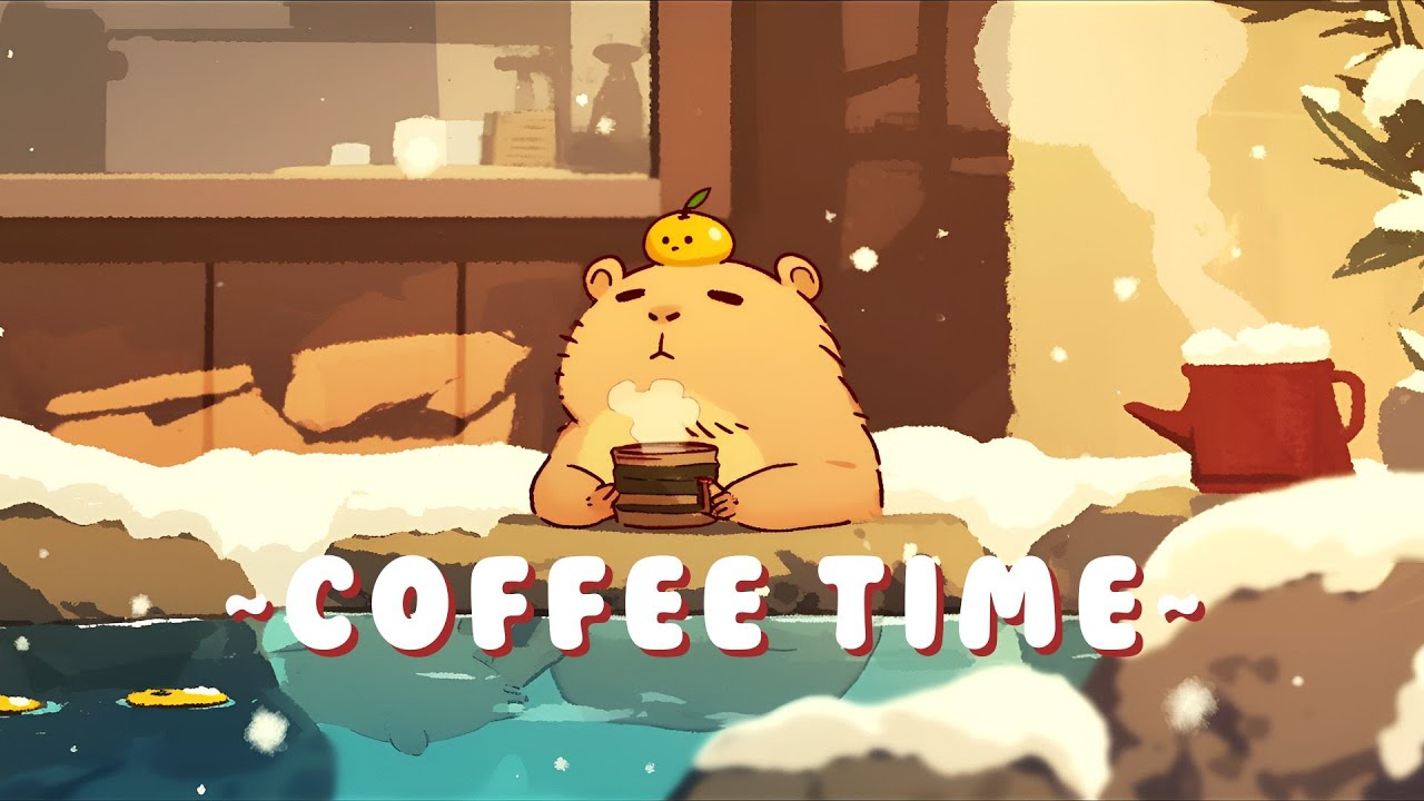 Capybara Lofi Music Station | Study Session Music Mix 🦫 📝