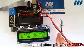 Demo Cảm Biến Gia Tốc Góc GY-521 MPU-6050 - [ http://banlinhkien.vn/ ]