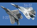 Dogfight in Syria F-22 Raptor VS Sukhoi Su-57