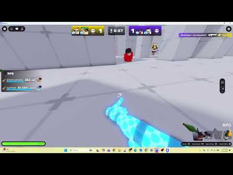 Playing RIVALS Roblox