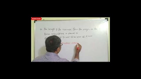 find length of normal from origin to the plane...#shorts #nda #jeemains #jeeadvanced #jeeadvanced #c