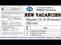 NMDC NEW VACANCIES FOR 2023  / DETAILS / JOB / EMPLOYMENT FOR RECRUITMENT OF BLASTER GR-II (TRAINEE)