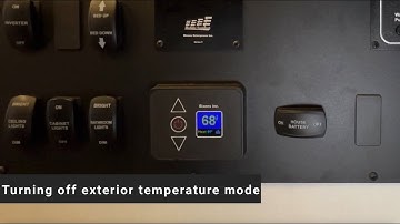 Changing Rixen Thermostat Settings on a 1st Gen RoamRig Revel