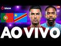 🔴 PORTUGAL X CONGO AO VIVO AGORA | COPA DO MUNDO | REACT DE FUTEBOL AO VIVO COM CRISTIANO RONALDO