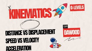 OL/IGCSE - Displacement Distance Speed Velocity Acceleration