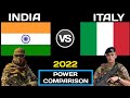 India vs Italy military power comparison 2022 | Italy vs India military power 2022 | India vs Italy