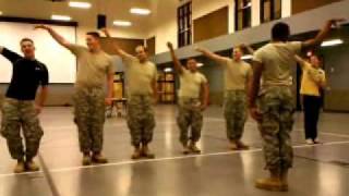Army National Guard sings Christmas Cadences