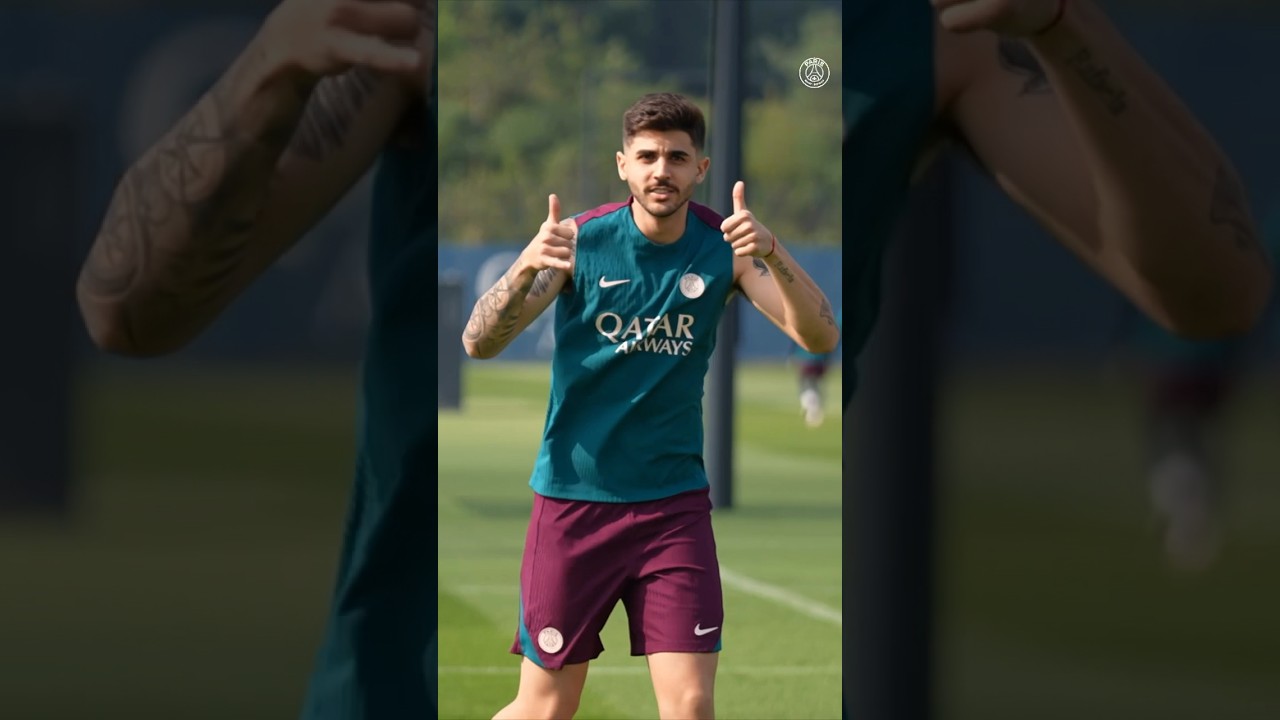 Lucas Beraldo is back at PSG Campus! ❤️💙 #Shorts