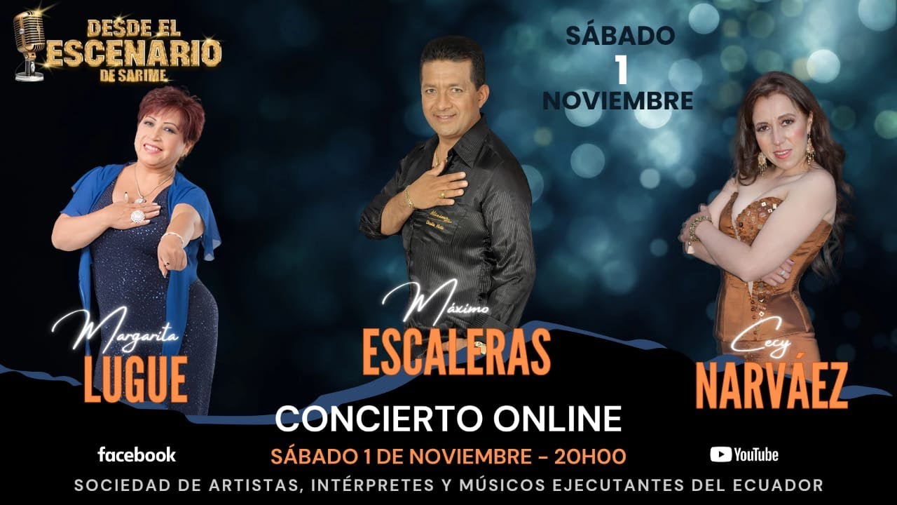 MARGARITA LUGUE - CECY NARVÁEZ - MÁXIMO ESCALERAS - DESDE EL ESCENARIO DE SARIME - 1 NOVIEMBRE 2025