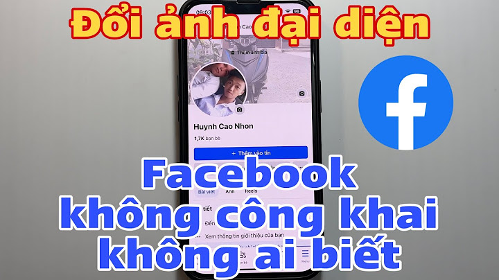 Hướng dẫn đổi ảnh đại diện trên facebook mau den