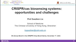 CRISPR/Cas Biosensing System: Opportunities and Challenges