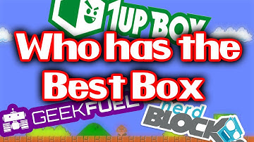 GeekFuel - 1up Box - Nerd Block: Mega Unboxing!