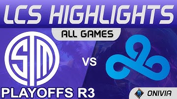 TSM vs C9 Highlights ALL GAMES Round3 LCS Summer Playoffs 2021 Team SoloMid vs Cloud9 by Onivia