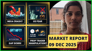 80+ Points Gap-Down! 🚨 Today’s Market Looks Dangerous | Pre Market Report | #Nifty #BankNifty