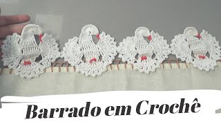 Barrado em Crochê Cisne