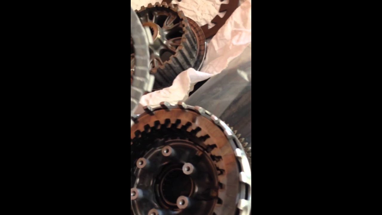 BMW K1200s 2005 Clutch basket and Clutch plates YouTube