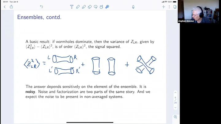 Steve Shenker: Wormholes without averaging
