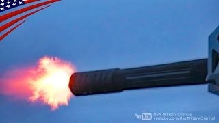 ファランクス20mmガトリング砲 & 25mmチェーンガンの弾薬装填と水上標的射撃