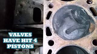 BMW M51 MASSIVE ENGINE DAMAGE RANGE ROVER P38 2.5 DIESEL TIMING CHAIN SLIPPED
