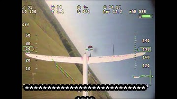 Flying FPV with OSD goggle view