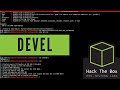 HackTheBox Walkthrough - Devel