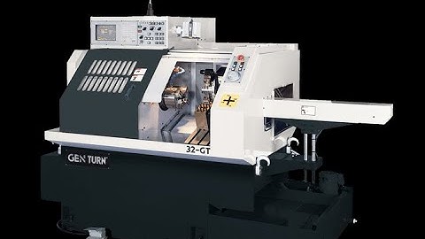 GENTURN 32-GT 2 or 3 Axis Gang-Tool CNC Lathe