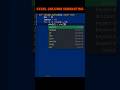 Excel sheet column generating in python #shorts #coding #excel