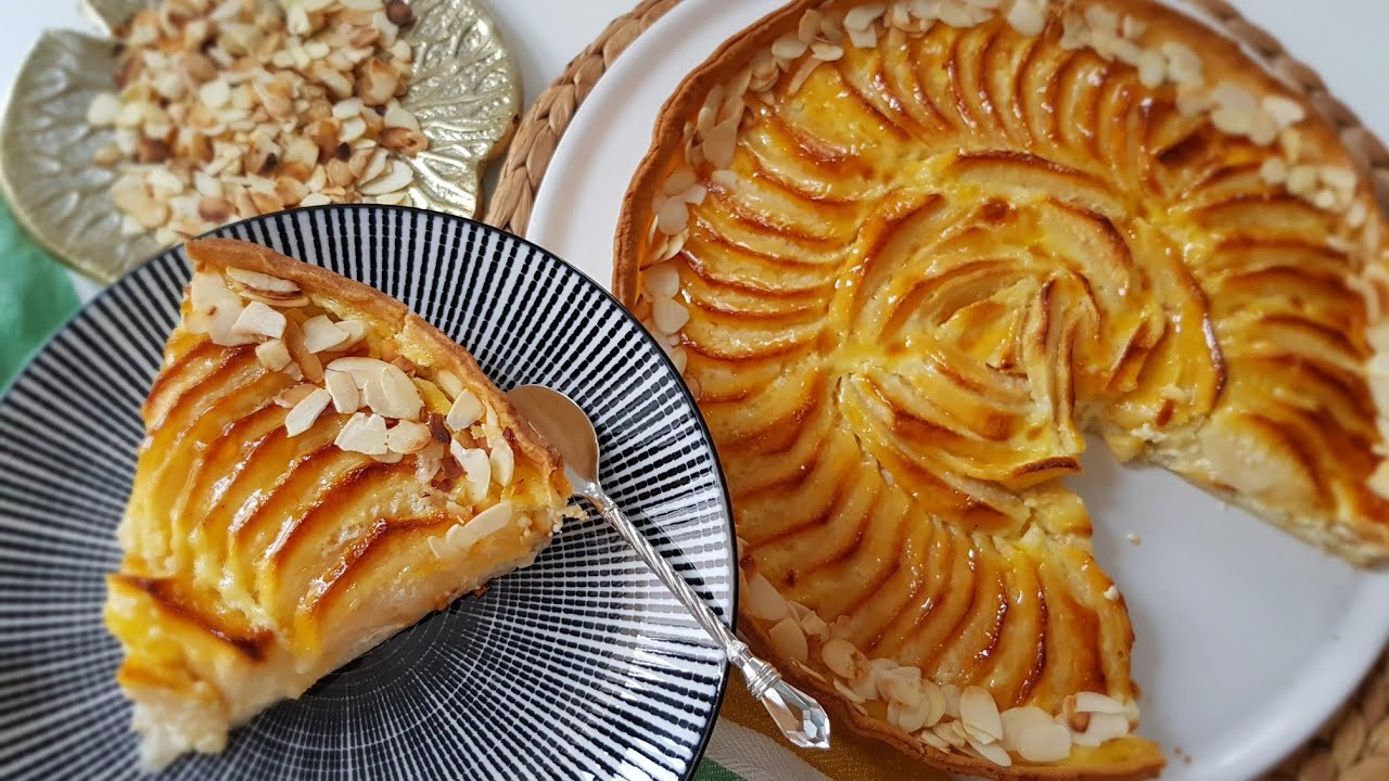 tarte au pommes🍎🍏rapide et facile,10 minutes de travail