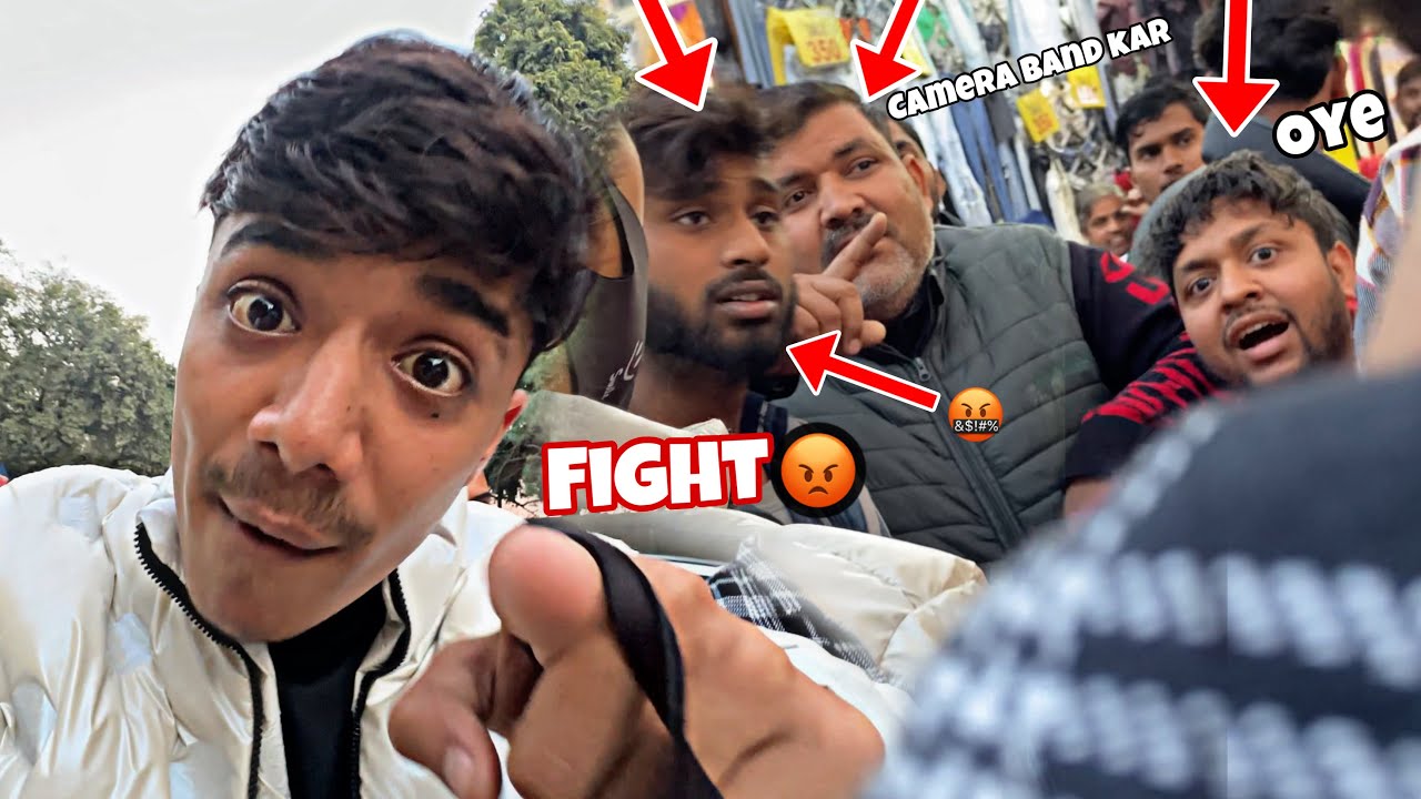 Sarojini nagar market mai hui behenkar ladai😡Prank Gone extremely wrong❌ 