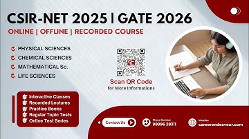 CSIR NET Coaching 2025. Online & Offline Classes #csirnet #careerendeavour #csirnetcoaching