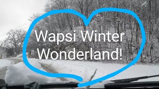 Wapsipinicon State Park Winter Drivethrough