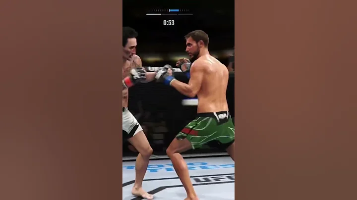 UFC 4 BROKEN NECK KO! #shorts #ufc4 #ufc #easports #easportsufc4