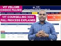 Vit 2024 counselling started  know the full process  understand the strategy behind choice filling