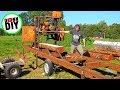 Sawmilling Furring Strips For Siding - Band Sawmill Build #23