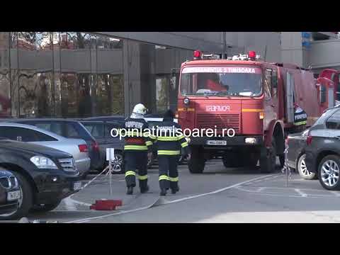 Pompierii, in alerta la hotel. Actiune de testare in plin centru la Timisoara