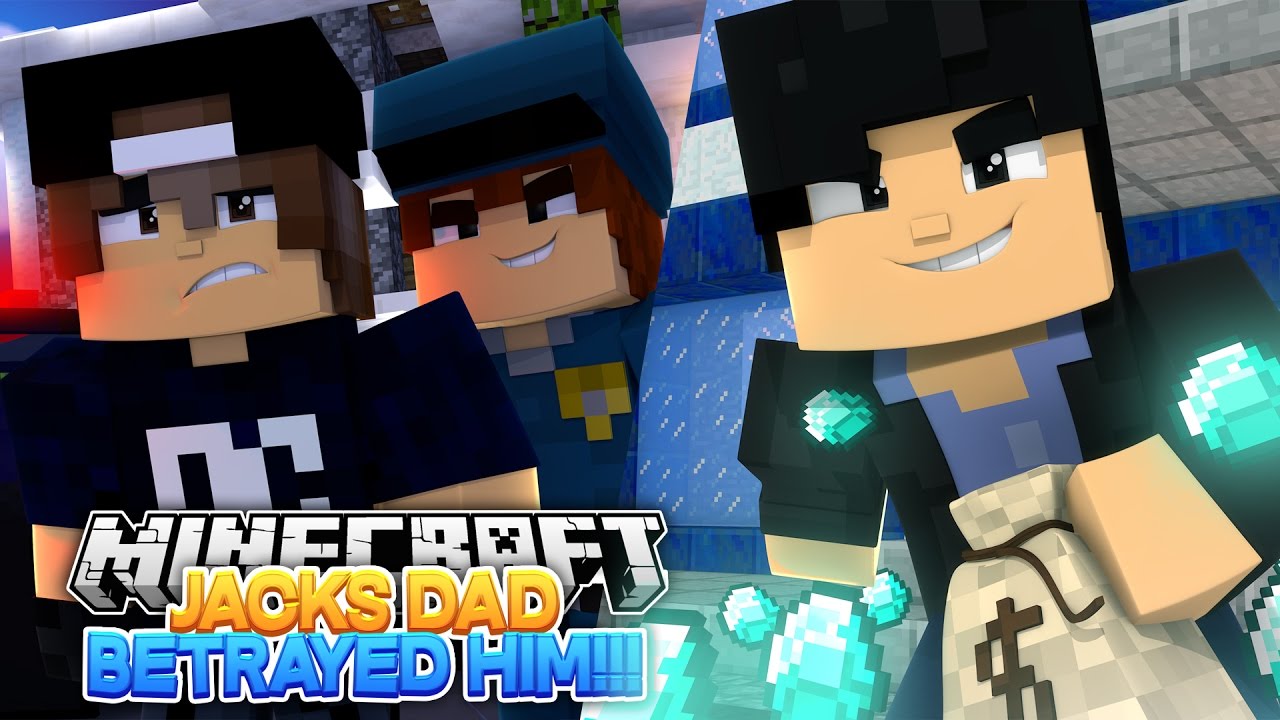 Minecraft Adventure - JACKS DADS ROBS THE BANK!!!
